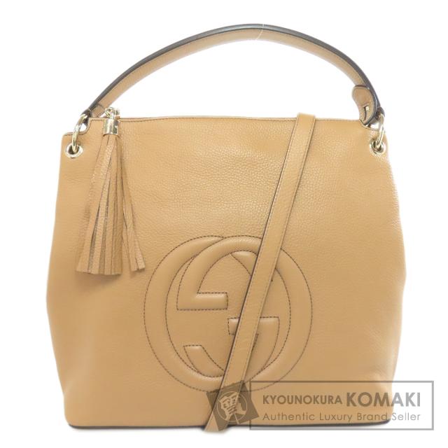 グッチ GUCCI 536194  アウトレット ワンショルダー インターロッキングG  トートバッグ 中古