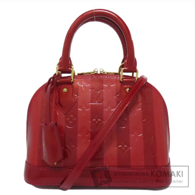 ルイヴィトン LOUIS VUITTON M91593  アルマBB レイユール  ハンドバッグ ヴェルニ レディース  中古