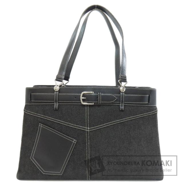 クリスチャンディオール CHRISTIAN DIOR  ベルトバッグ  トートバッグ デニム レディース  中古