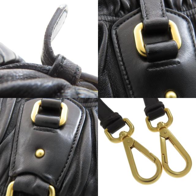 プラダ PRADA 2WAY ハンドバッグ ラムスキン レディース 中古_7