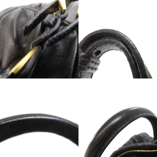 プラダ PRADA 2WAY ハンドバッグ ラムスキン レディース 中古_8