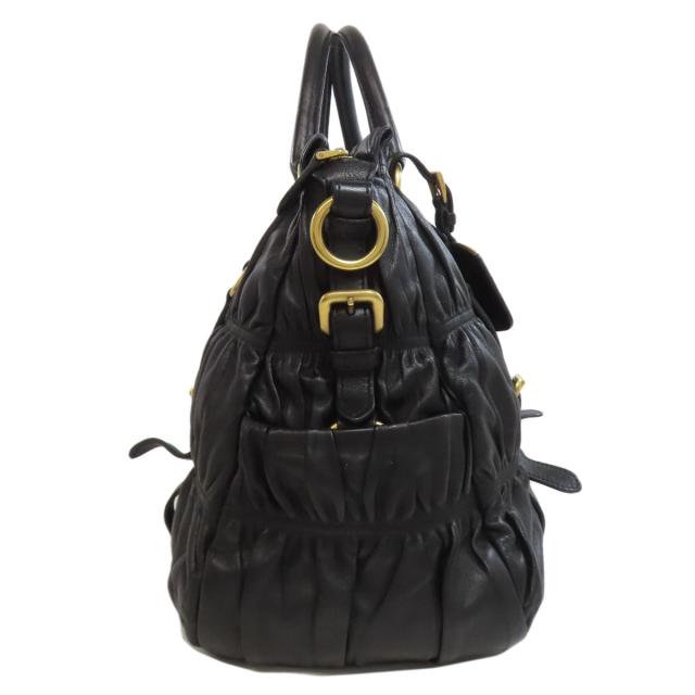 プラダ PRADA 2WAY ハンドバッグ ラムスキン レディース 中古_3