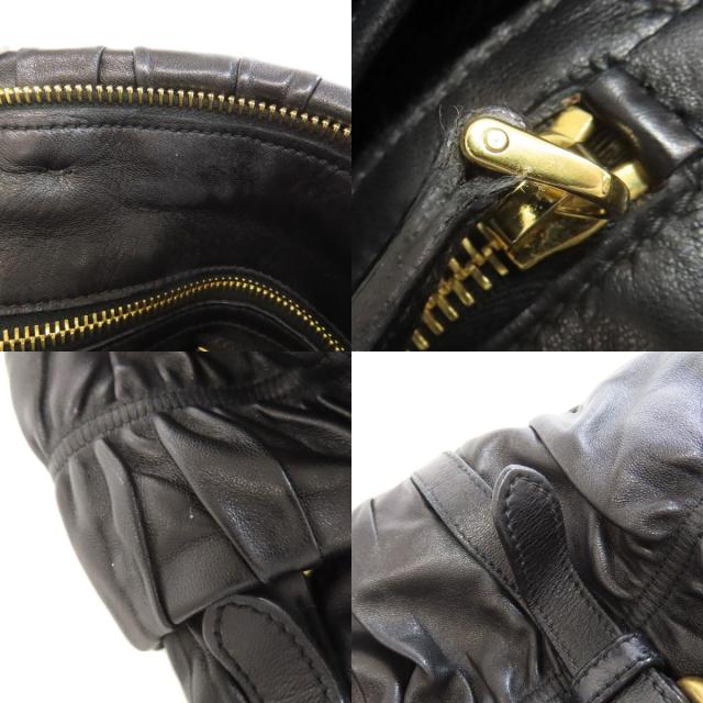 プラダ PRADA 2WAY ハンドバッグ ラムスキン レディース 中古_6