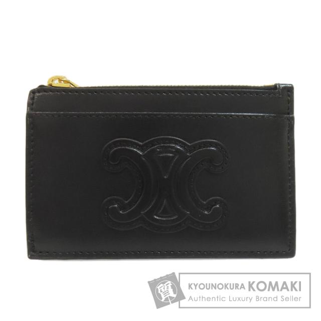 セリーヌ CELINE  トリオンフ  ケース レザー レディース  中古