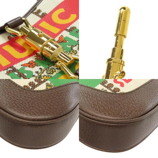 グッチ GUCCI 636706 ジャッキー 1961 2WAY ハンドバッグ キャンバス レディース 中古_8