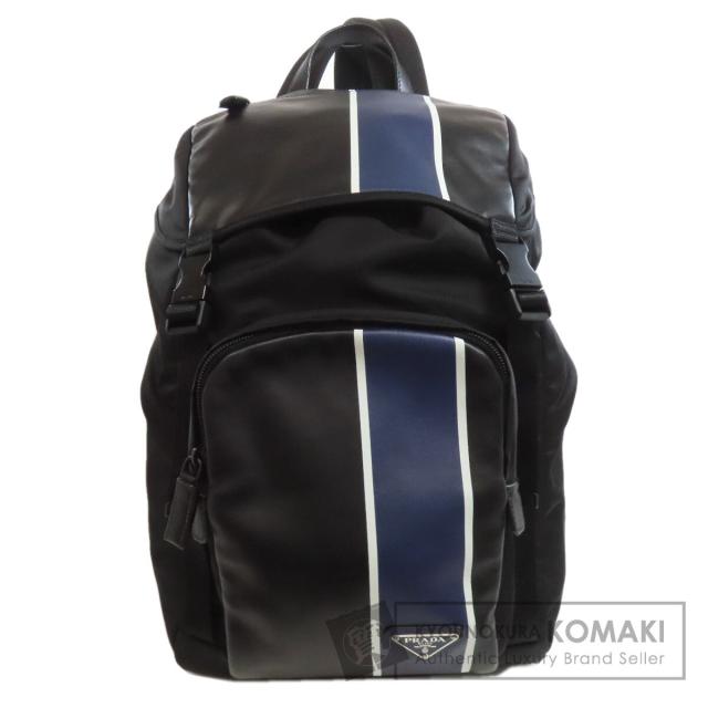 プラダ PRADA  ロゴ金具  リュック・デイパック カーフ レディース  中古