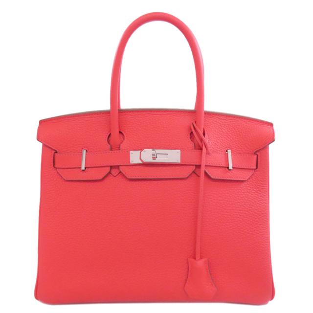 エルメス HERMES  バーキン30 ローズジャイプール シルバー金具  ハンドバッグ 中古_1