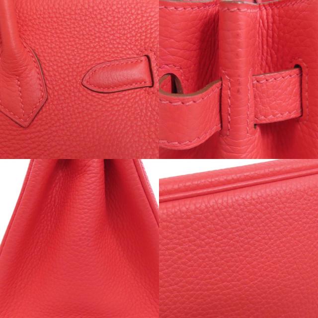 エルメス HERMES  バーキン30 ローズジャイプール シルバー金具  ハンドバッグ 中古_7