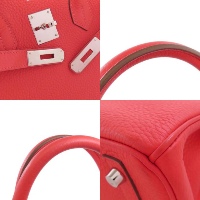 エルメス HERMES  バーキン30 ローズジャイプール シルバー金具  ハンドバッグ 中古_8