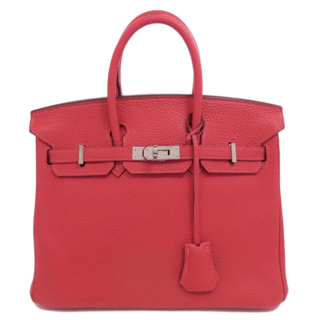 エルメス HERMES  バーキン25 ローズジャイプール シルバー金具  ハンドバッグ トリヨン 中古_1