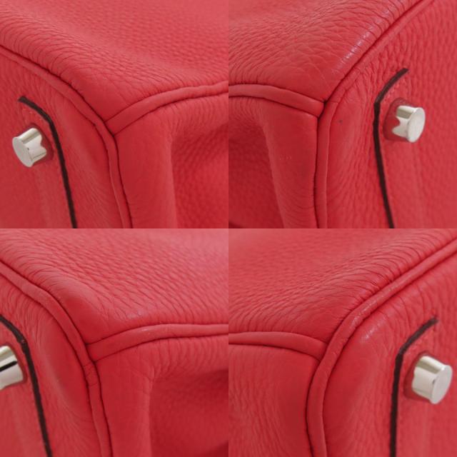 エルメス HERMES  バーキン25 ローズジャイプール シルバー金具  ハンドバッグ トリヨン 中古_9