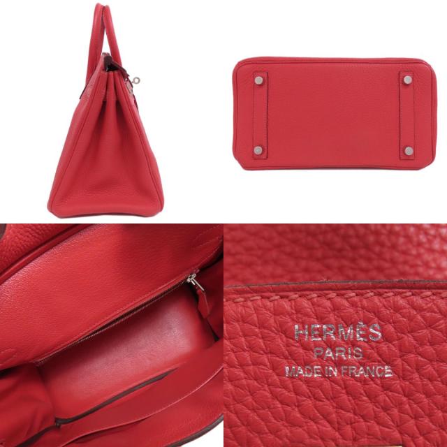 エルメス HERMES  バーキン25 ローズジャイプール シルバー金具  ハンドバッグ トリヨン 中古_3