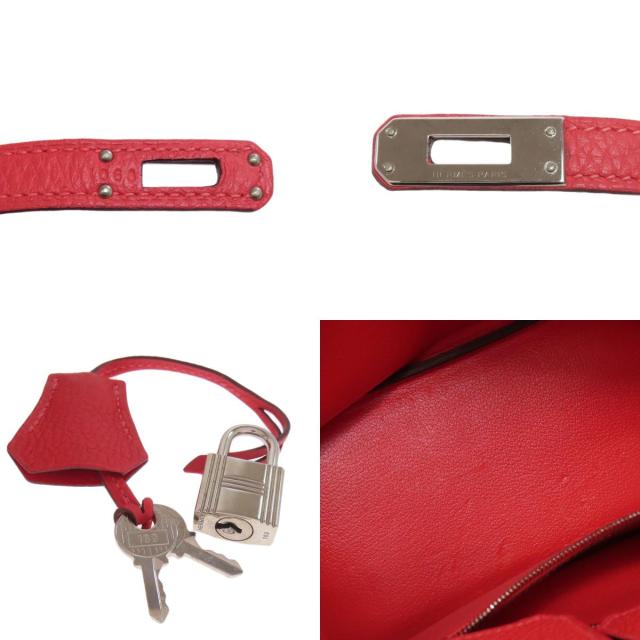 エルメス HERMES  バーキン25 ローズジャイプール シルバー金具  ハンドバッグ トリヨン 中古_4