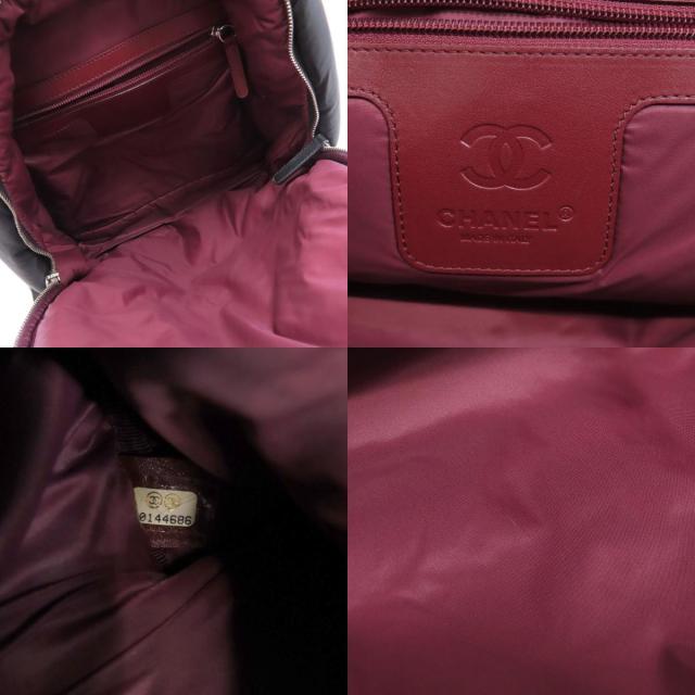 シャネル CHANEL  コココクーン シルバー金具  リュック・デイパック ナイロン素材 中古_5