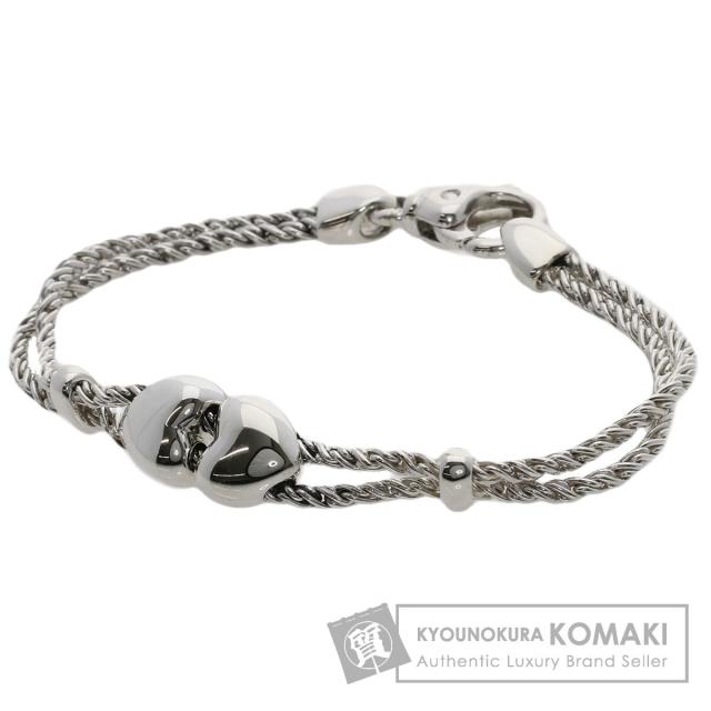 ティファニー TIFFANY&Co. ダブルハート ロープチェーン ブレスレット