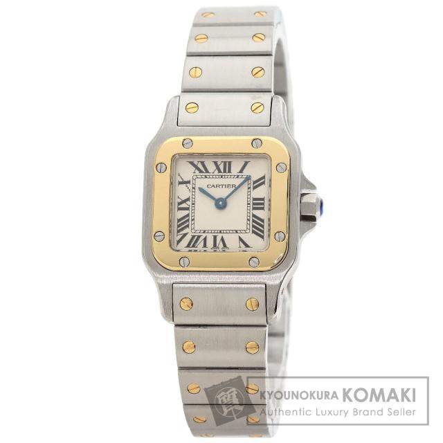 カルティエ CARTIER W20012C4  サントスガルベ SM  腕時計 ステンレススチール SS K18YG  中古