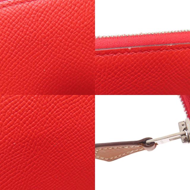 エルメス HERMES アザップシルクイン ロング シルバー金具 長財布