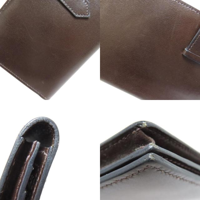 エルメス HERMES ベアンスフレ シルバー金具 長財布（小銭入れあり