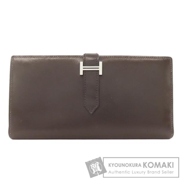 エルメス HERMES ベアンスフレ シルバー金具 長財布（小銭入れ