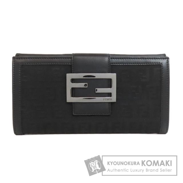 フェンディ FENDI  ズッキーノ  長財布（小銭入れあり） キャンバス レディース  中古