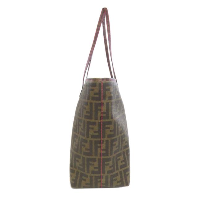 フェンディ FENDI ズッカ柄 トートバッグ レザー レディース 中古_3