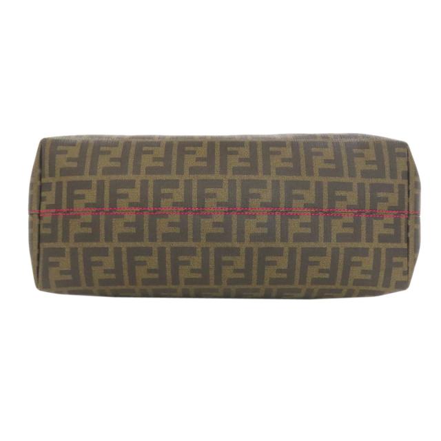 フェンディ FENDI ズッカ柄 トートバッグ レザー レディース 中古_4