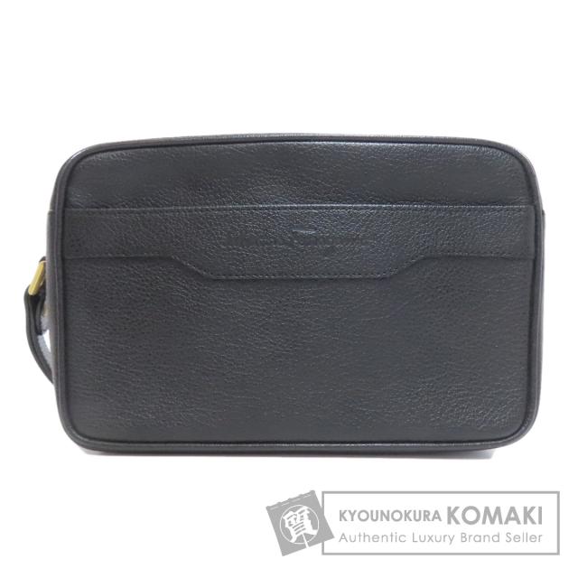 サルヴァトーレフェラガモ Salvatore Ferragamo  ロゴ  セカンドバッグ レザー レディース  中古