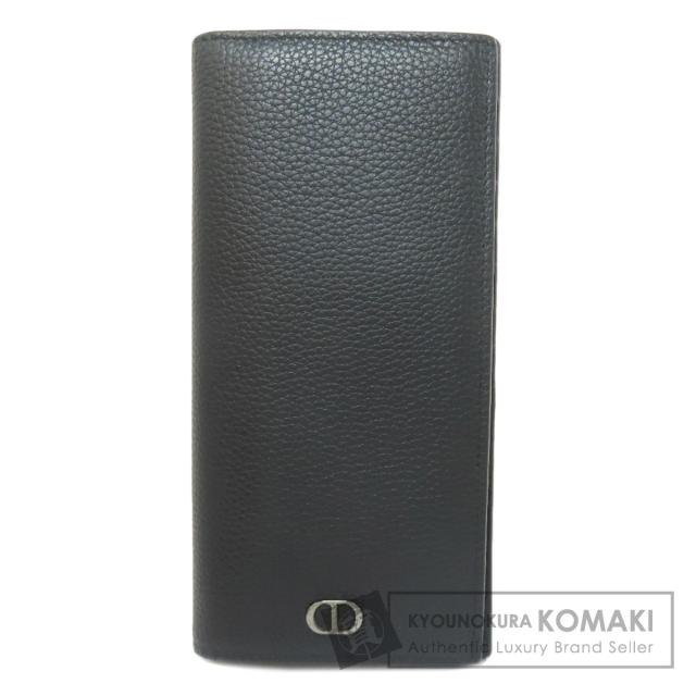 クリスチャンディオール CHRISTIAN DIOR  ロゴ  長財布（小銭入れあり） レザー レディース  中古