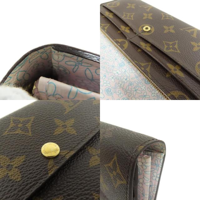 ルイヴィトン ポルトフォイユサラ 長財布 モノグラム フルリ CA0190