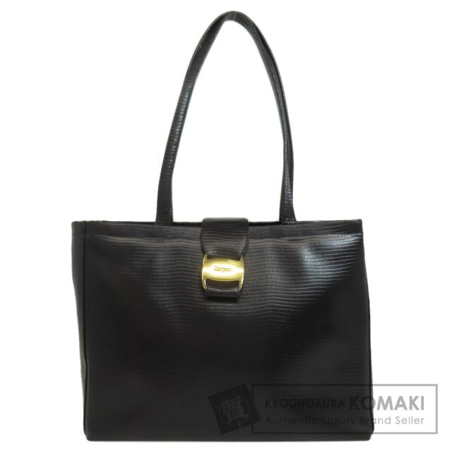 サルヴァトーレフェラガモ Salvatore Ferragamo  ロゴ  トートバッグ レザー レディース  中古