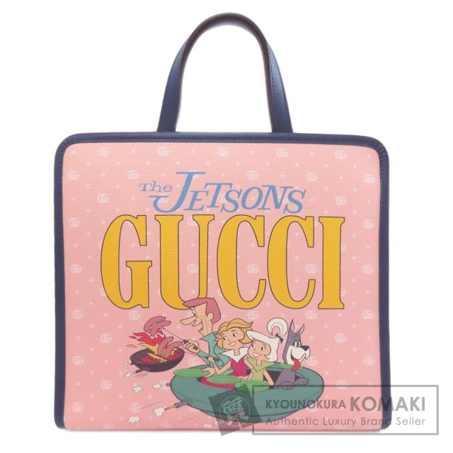 グッチ GUCCI 605614  チルドレンズ The Jetsons  ハンドバッグ PVC レディース  中古