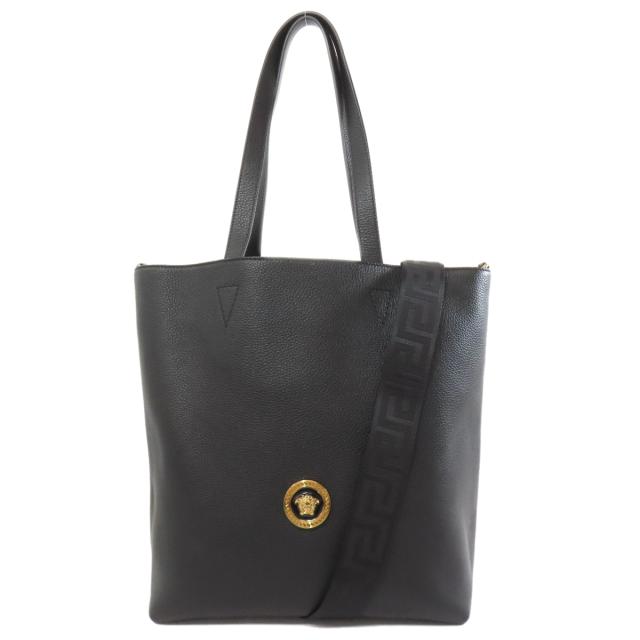 ヴェルサーチ VERSACE メデューサ 2WAY トートバッグ カーフ レディース 中古_1