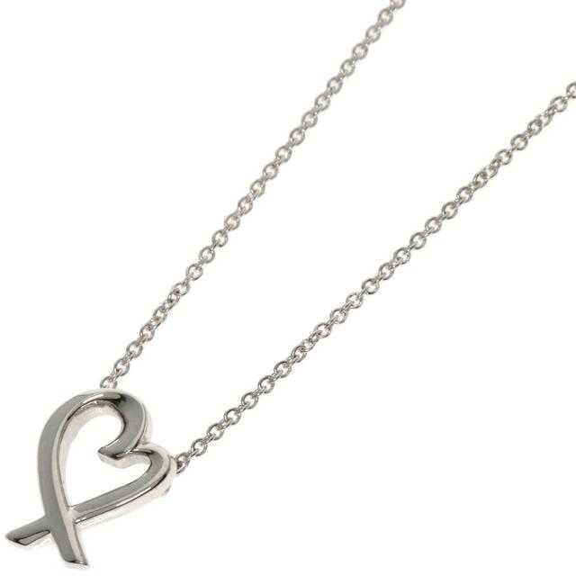 ティファニー TIFFANY&Co ラビングハート ネックレス 925 ペンダント レディースアクセサリー 【xx】【中古】4000060801301164 ティファニー ラビングハート 1Pダイヤ ネックレス 925 美品 Tiffany