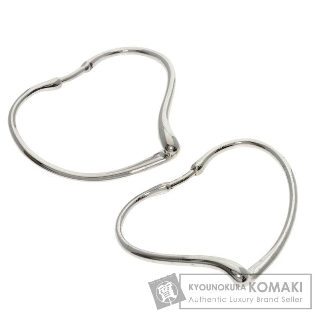 ティファニー TIFFANY&Co. オープンハート フープ ピアス シルバー