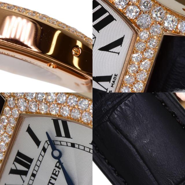 カルティエ CARTIER WA503951  トーチュ LM ダイヤモンド  腕時計 K18ピンクゴールド 革 中古_6
