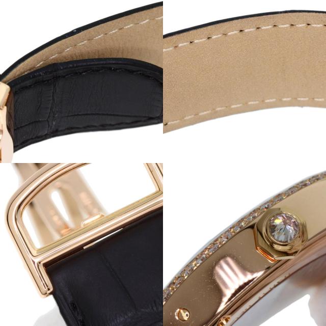 カルティエ CARTIER WA503951  トーチュ LM ダイヤモンド  腕時計 K18ピンクゴールド 革 中古_7