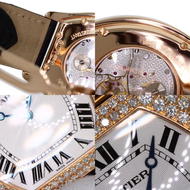カルティエ CARTIER WA503951  トーチュ LM ダイヤモンド  腕時計 K18ピンクゴールド 革 中古_8