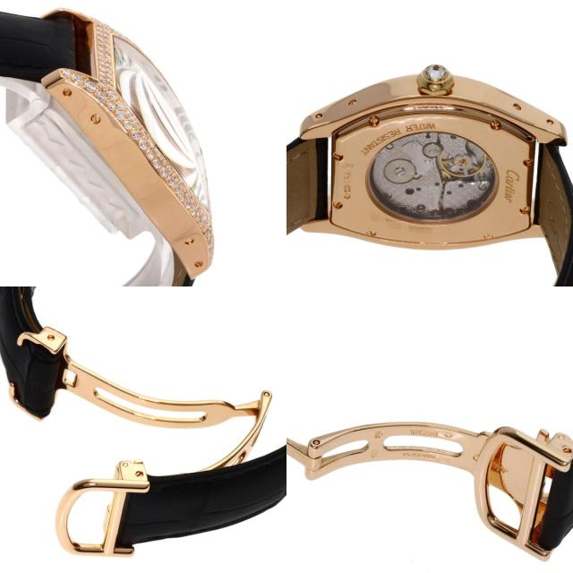 カルティエ CARTIER WA503951  トーチュ LM ダイヤモンド  腕時計 K18ピンクゴールド 革 中古_3