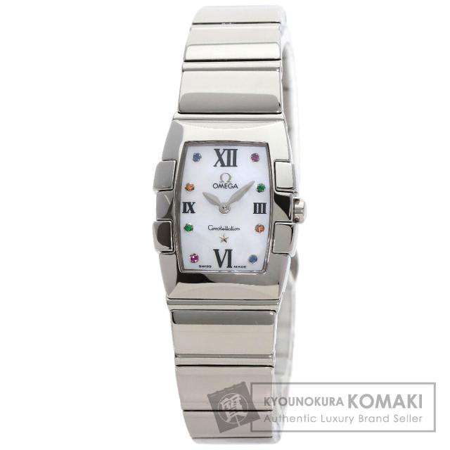 オメガ OMEGA 1584.79  コンステレーション クアドレラ 8P カラーストーン  腕時計 中古