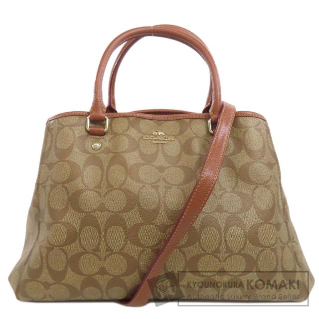 コーチバッグ ショルダーバッグ F83607 ブラウンハンドバッグ2WAY