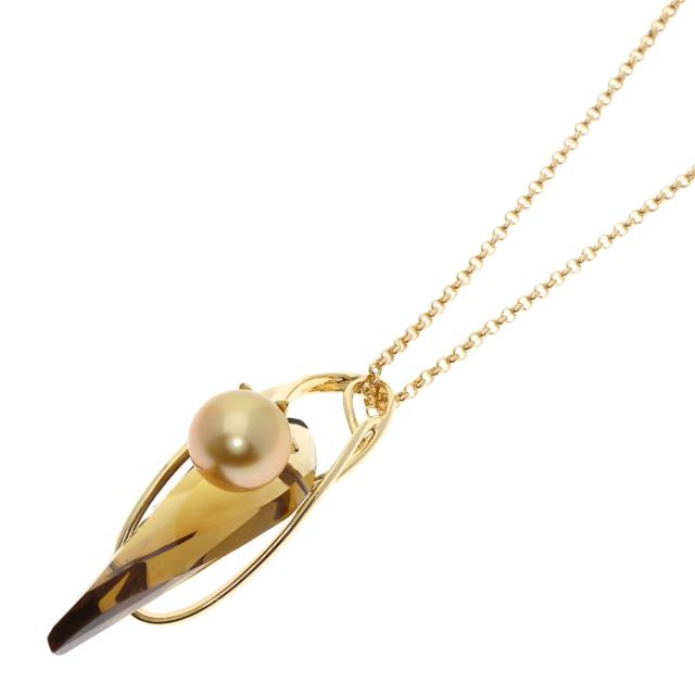 18K製チョーカー ゴールド 田崎 TASAKI タサキ K18 パール サークル ネックレス イエローゴールド