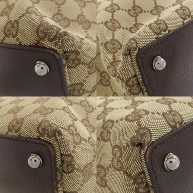 グッチ GUCCI 120836 GG トートバッグ キャンバス レディース 中古