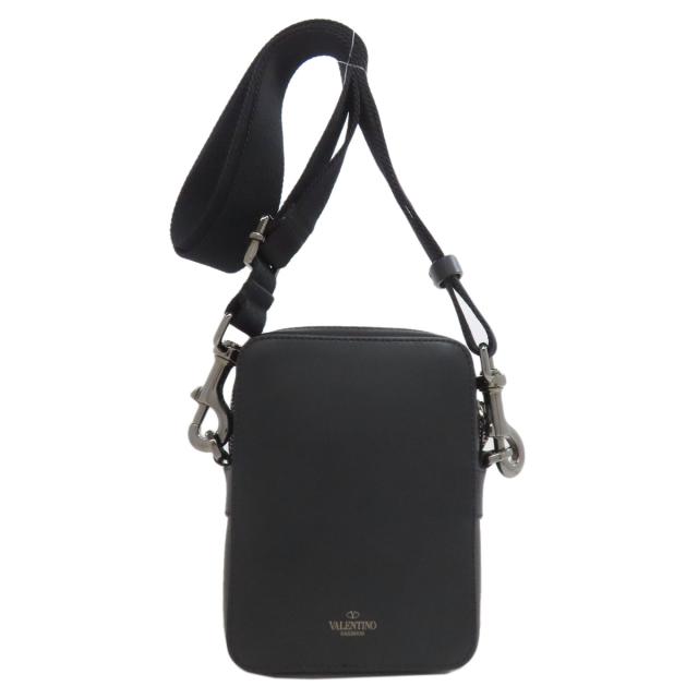 バレンティノ VALENTINO ロゴ ショルダーバッグ レザー レディース 