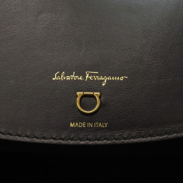 サルヴァトーレフェラガモ Salvatore Ferragamo ガンチーニ金具 トートバッグ PVC レディース 中古_6