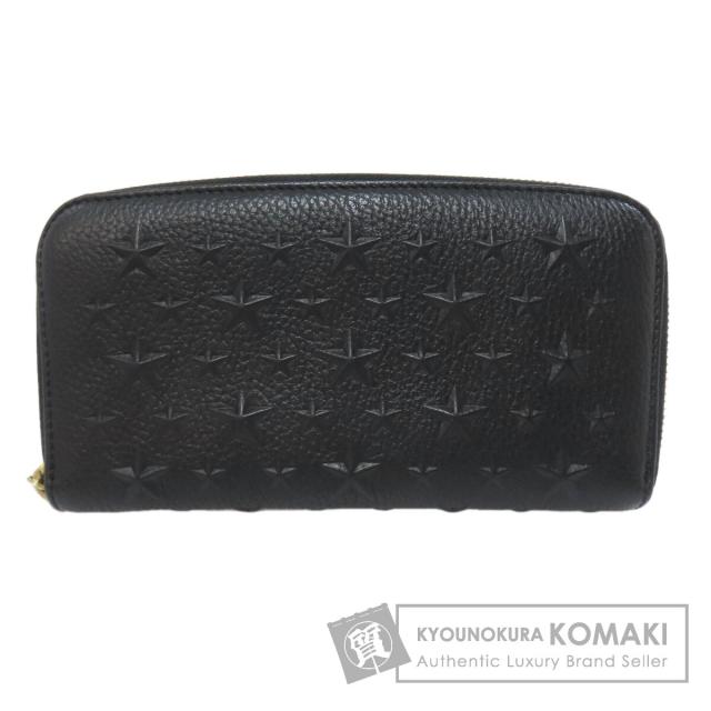 ジミーチュウ Jimmy Choo  エンボス  長財布（小銭入れあり） カーフ レディース  中古