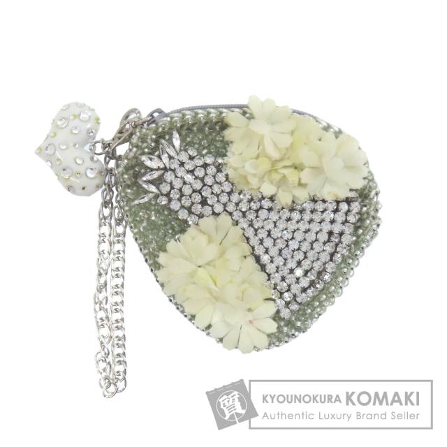 アンテプリマ ANTEPRIMA  ワイヤーポーチ フラワー  アクセサリーポーチ PVC レディース  中古