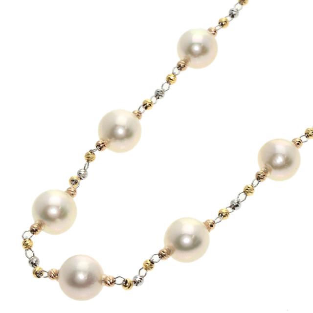 照り綺麗！ 銀製☆ タサキ TASAKI 田崎 アコヤパール 真珠 ネックレス 