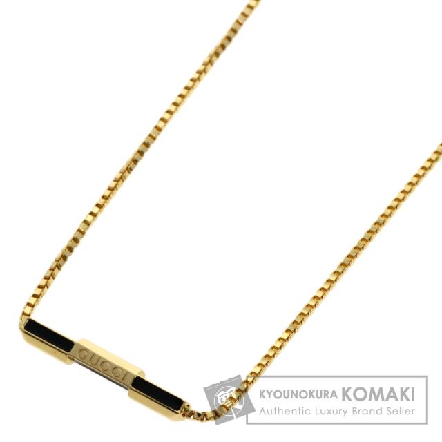 グッチ GUCCI リンクトゥラブ ネックレス K18イエローゴールド 