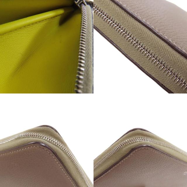 セリーヌ CELINE ロゴ 長財布（小銭入れあり） カーフ レディース 中古_8