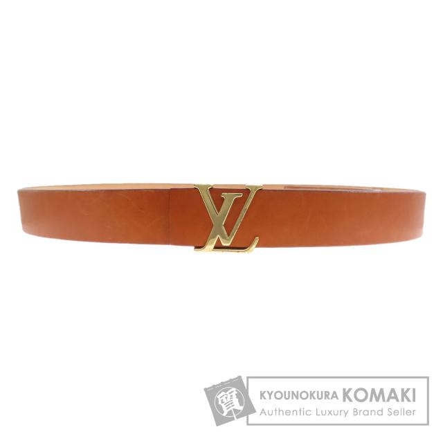 ルイヴィトン LOUIS VUITTON  サンチュール LV イニシャル  ベルト ノマドレザー メンズ  中古
